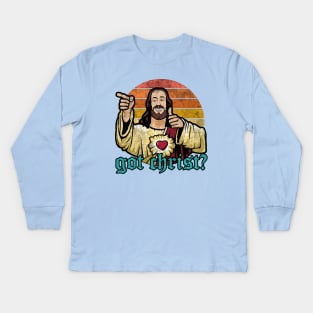 Buddy Christ Kids Long Sleeve T-Shirt